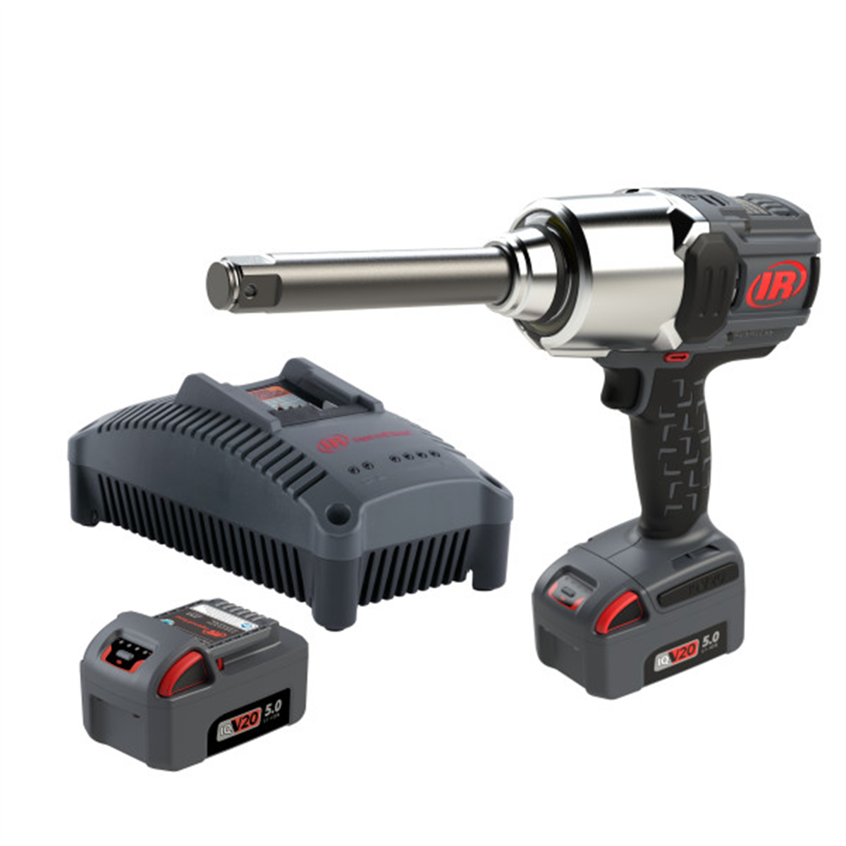 Ingersoll-Rand-1in-20V-cordless-impact-wrench-2-battery-kit-2000ft-lb-torque-6in-extended-anvil-friction-ring-pistol-IRTW8591-K2-00.png Ingersoll Rand 1" 20V Cordless Impact Wrench 2 Battery Kit, 2000 ft-lb Torque, 6" Extended Anvil, Friction Ring, Pistol IRTW8591-K2 - Image 1