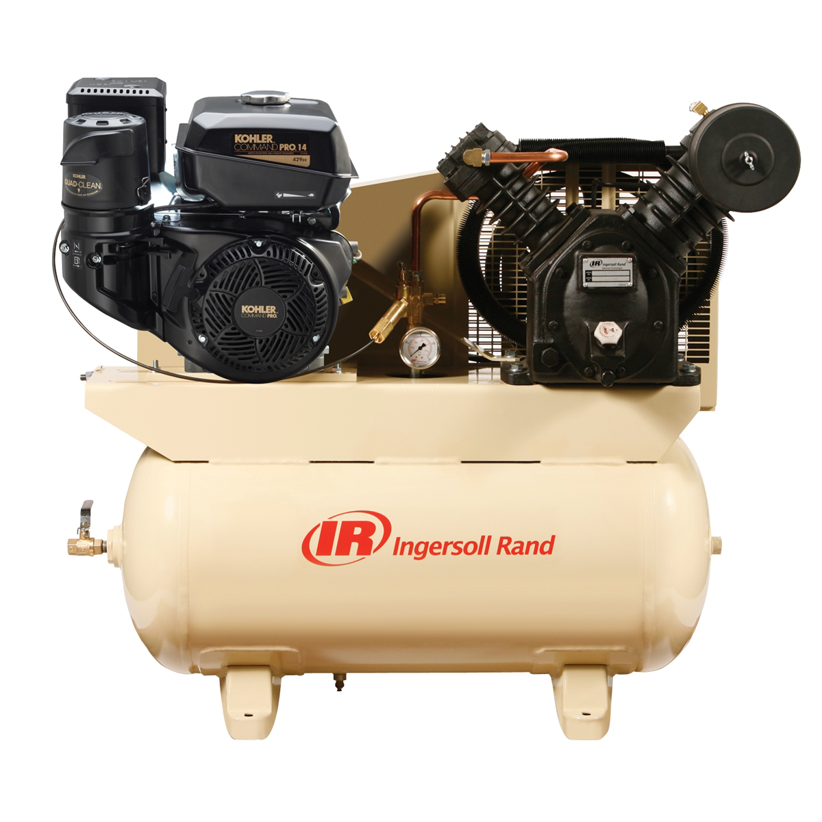 Ingersoll-rand-2475F14G-14hp-gas-drive-air-compressor-kohler-IRT46821344-00.png Ingersoll Rand (2475F14G) 14hp Gas Drive Air Compressor - Kohler IRT46821344 - Image 1