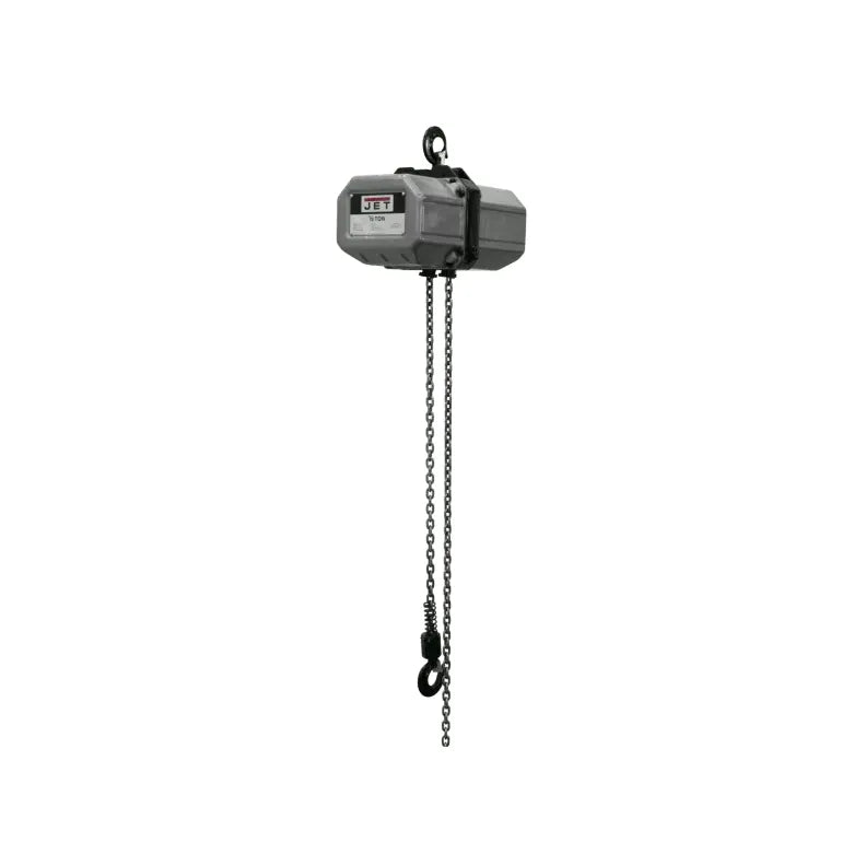 JET-1-2SS-3C-10-1-2-ton-electric-chain-hoist-3-phase-10-lift-JT9-123100.jpg Chain Hoist | 1/2 Ton | Electric | 10' Lift | 3PH | JET JT9-123100 - Image 1