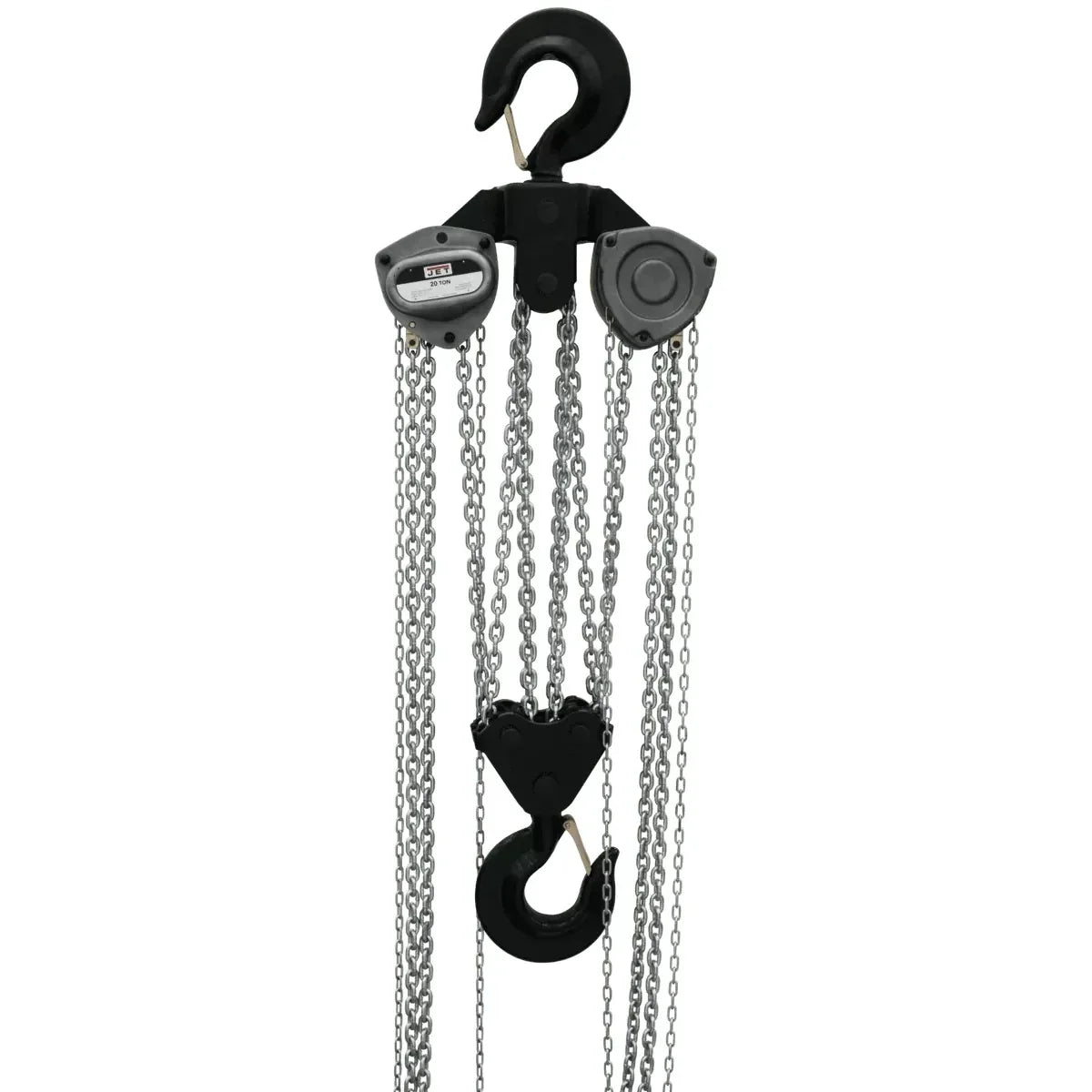 JET-20-ton-hand-chain-hoist-with-15-lift-_-overload-protectio-JT9-108015_b278ba98-b355-42cb-92d8-ddbec6f950d3.jpg Hand Chain Hoist | 20-Ton | 15' Lift | JET JT9-108015 - Image 1