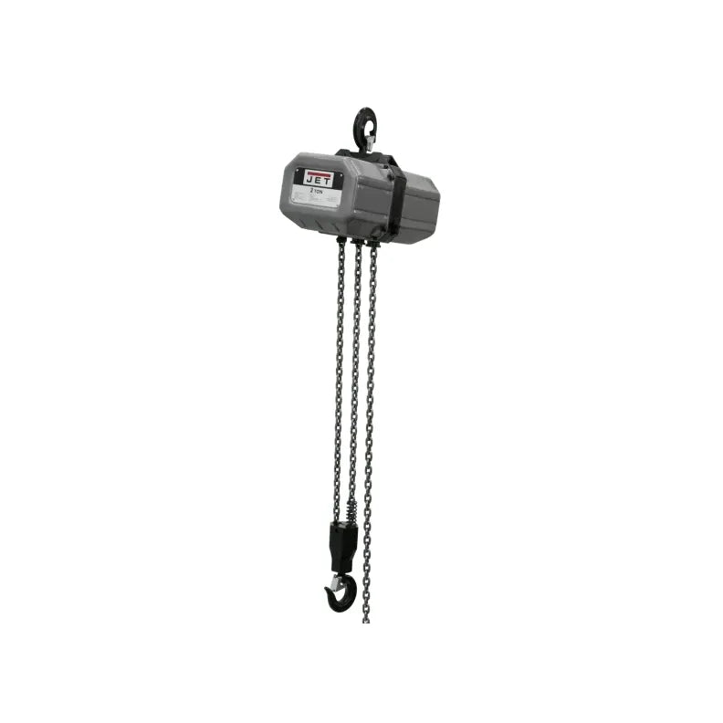 JET-2SS-1C-10-2-ton-electric-chain-hoist-1-phase-10_-lift-JT9-211000.jpg Chain Hoist | 2 Ton | Electric | 10' Lift | 1PH | JET JT9-211000 - Image 1