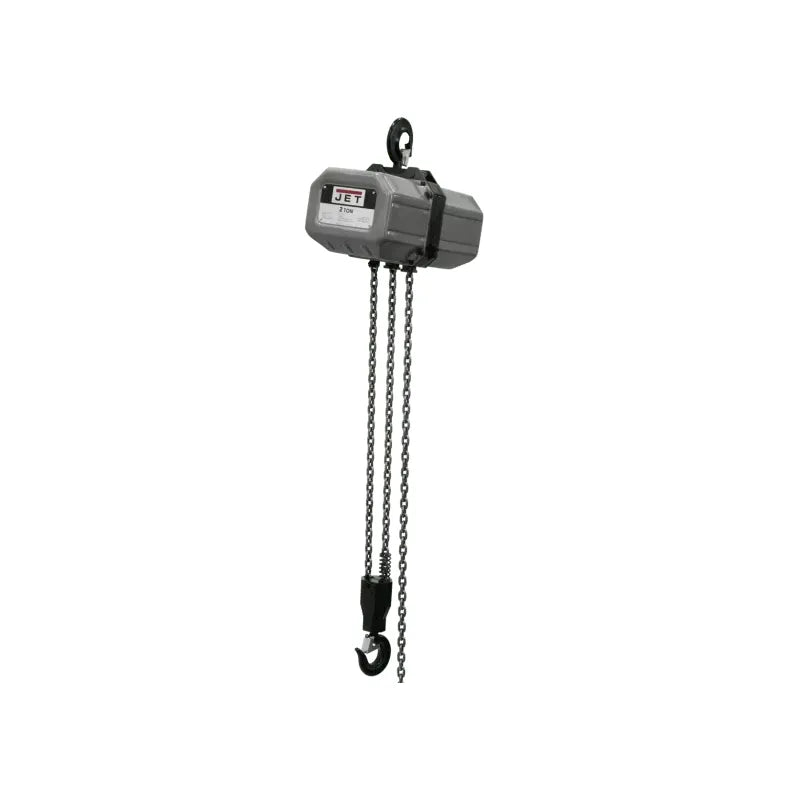 JET-2SS-3C-10-2-ton-electric-chain-hoist-3-phase-10_-lift-JT9-231000.jpg Chain Hoist | 2 Ton | Electric | 10' Lift | 3PH | JET JT9-231000 - Image 1