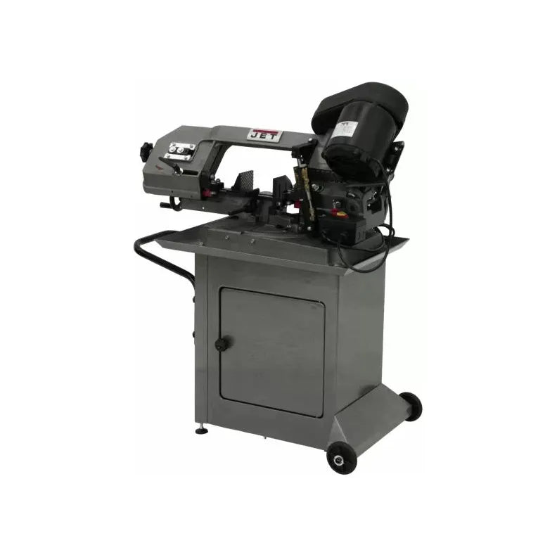 JET-HBS-56S-5-x-6-horizontal-mitering-bandsaw-JT9-414457.jpg Mitering Bandsaw | 5'' x 6'' | Horizontal | Jet JT9-414457 - Image 1