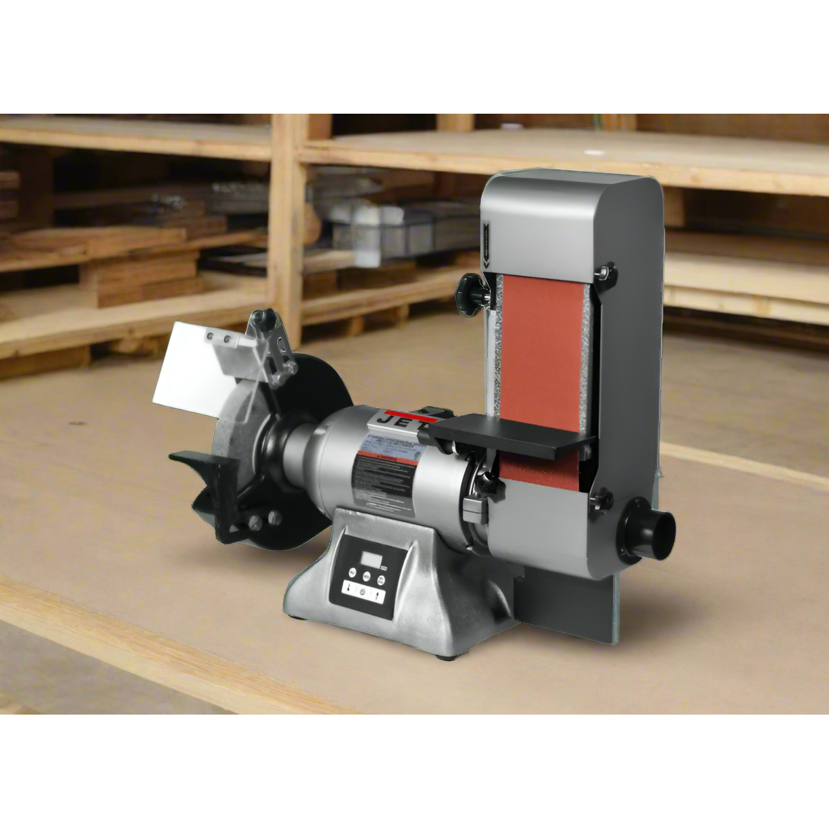 JET-IBGB-436VS-combination-8-variable-grinder-with-4-x-36-belt-sander-JT9-577436.png Grinder and Belt Sander | 8'' | Variable Speed | 4'' x 36'' | JET JT9-577436 - Image 1