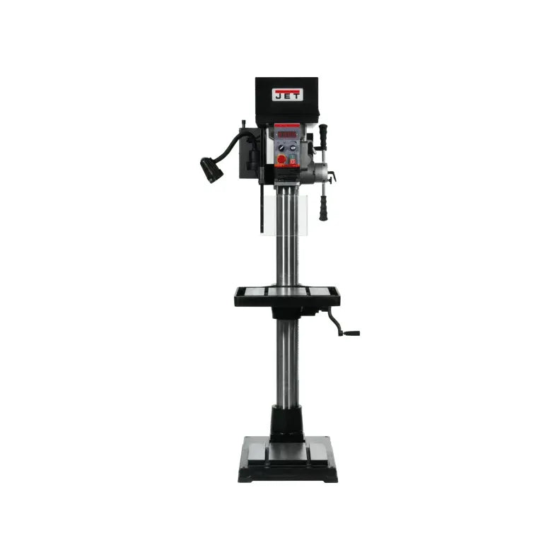 JET-JDPE-20EVS-PD-20-EVS-drill-press-with-power-downfeed-1-1-2HP-115V-single-phase-JT9-354250.jpg Drill Press | 20'' | EVS | 1PH | 115V | JET JT9-354250 - Image 1