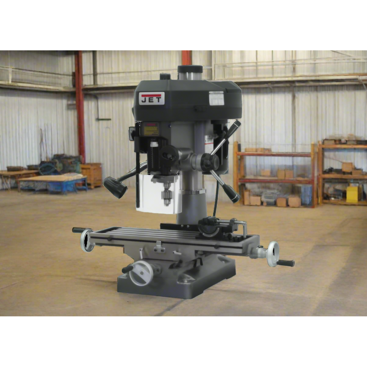 JET-JMD-18-Mill-Dril-with-acu-rite-203-DROJT9-350401.png Mill/Drill | With ACU-RITE 203 DRO| JET JT9-350401 - Image 1