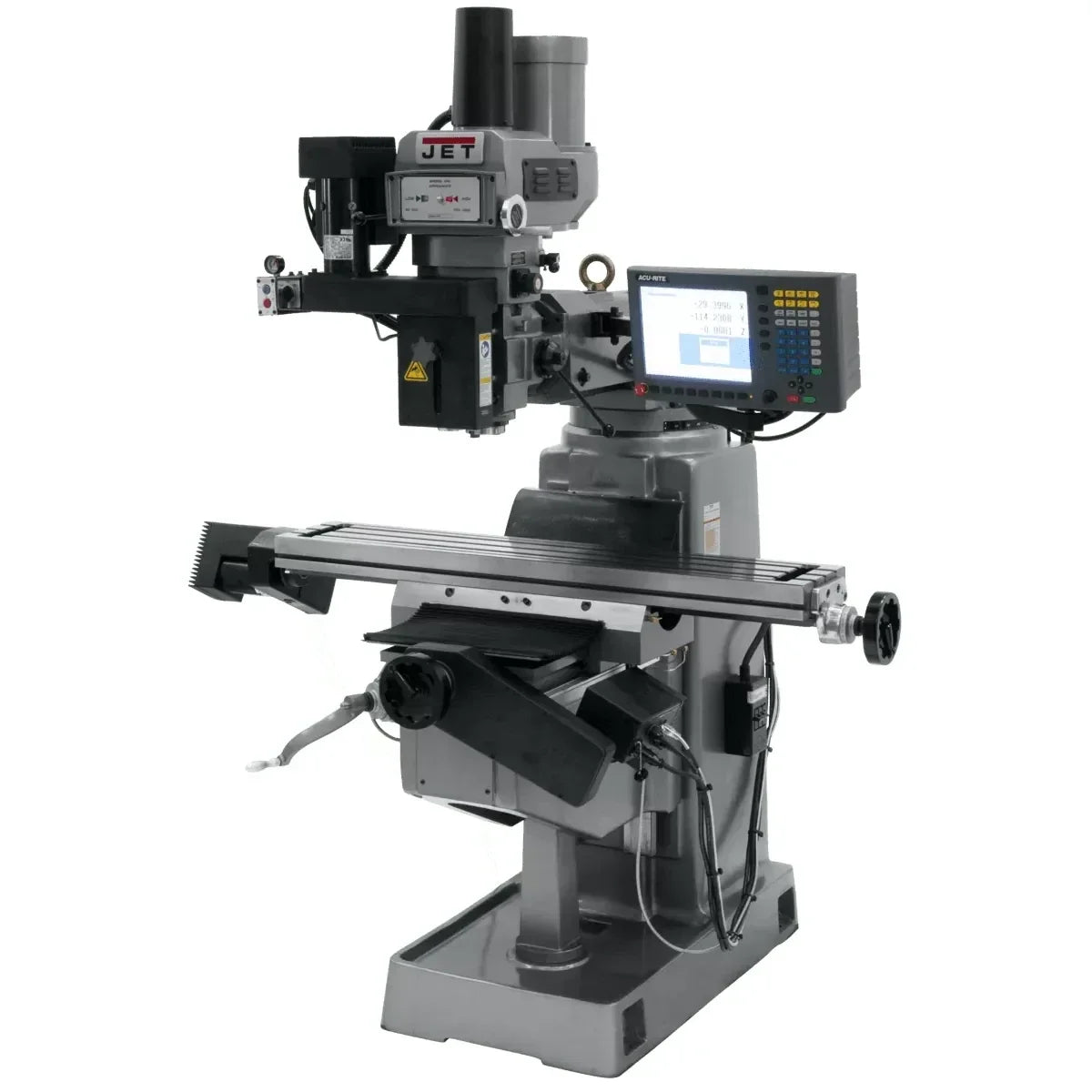 JET-JTM-1050EVS2-230-mill-with-3-axis-acu-rite-milPower-G2-CNC-controller-with-air-powered-drawbar-JT9-690684.jpg CNC Millpower | with 3-Axis ACU-RITE G2 | JET JT9-690684 - Image 1