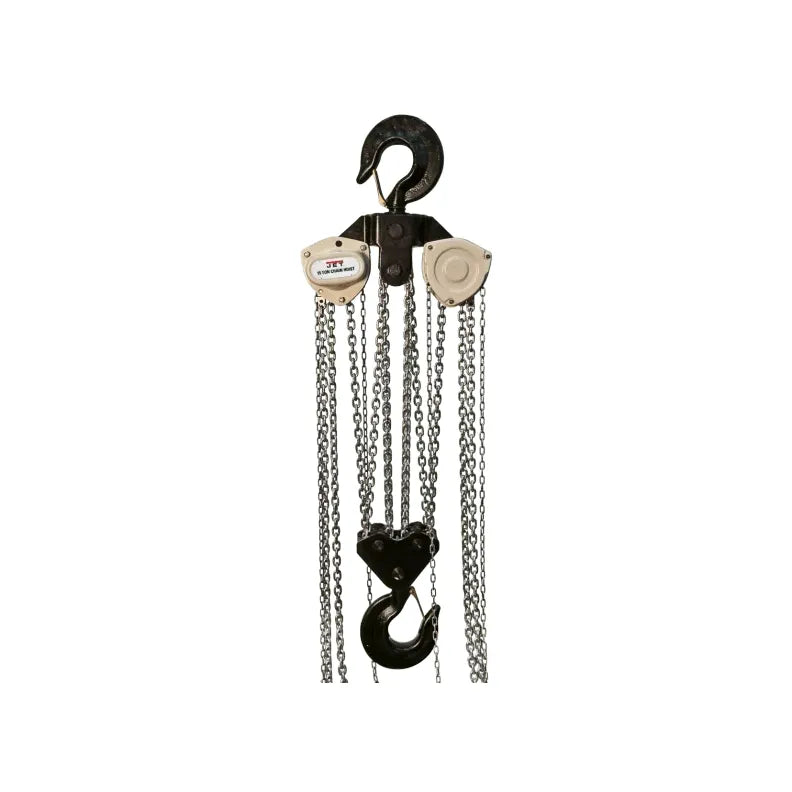 JET-L100-1500WO-20-15-ton-20-lift-and-overloa-protection-hand-chai-hoist-JT9-109100.jpg Hand Chain Hoist | 15 Ton | 20' Lift | Overload Protection | JET JT9-109100 - Image 1