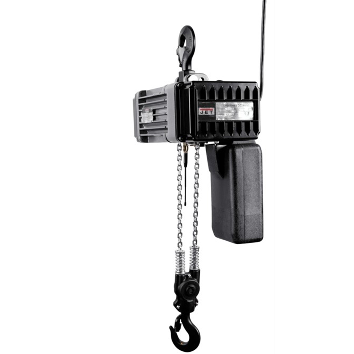 Jet-tools-BLVS018-010-1-8-ton-electric-hoist-10ft-lift-1-phase-JET104000.png Jet Tools BLVS018-010 1/8-Ton Electric Hoist 10' Lift 1-Phase JET104000 - Image 1