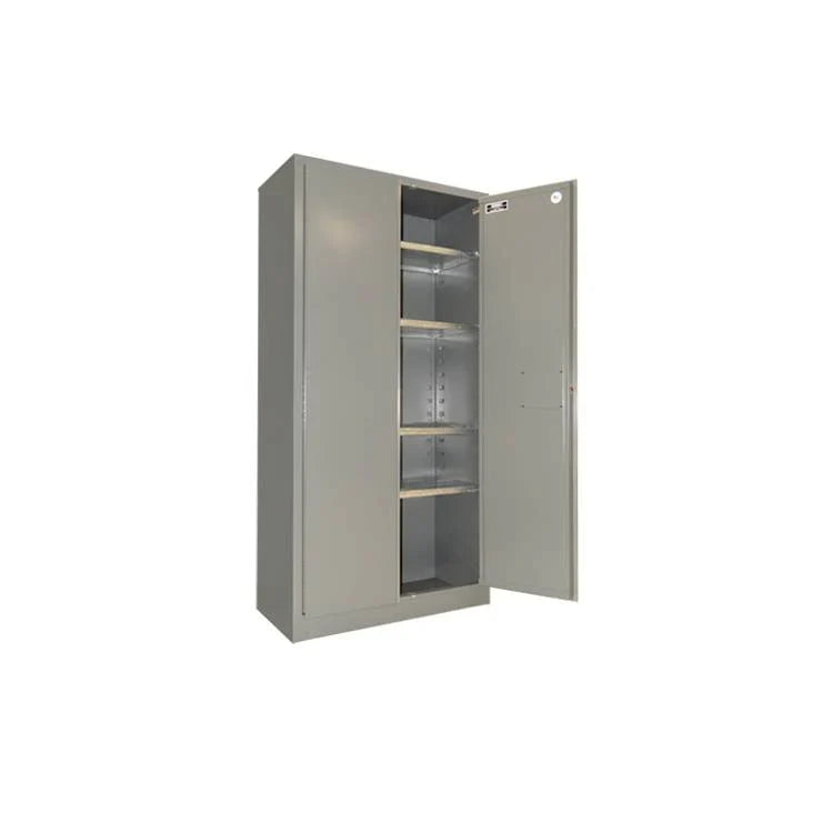 SS172-27CubicFeetIndustrialStorageCabinet_Self-LatchStandardDoor-2.jpg Industrial Storage Cabinet | 27 Cubic Feet | 4 Shelves | 2 Doors |Self-Latch | Securall - Image 1