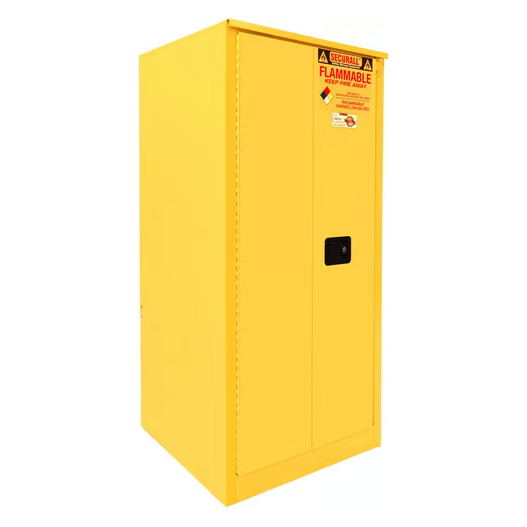 Securall-60-gallon-flammable-storage-cabinet-self-close-self-latch-sliding-door-A260-1.png Flammable Liquid Storage Cabinet | 60 Gallon |Sliding Door | Self-Close | Self-Latch | Securall - Image 1