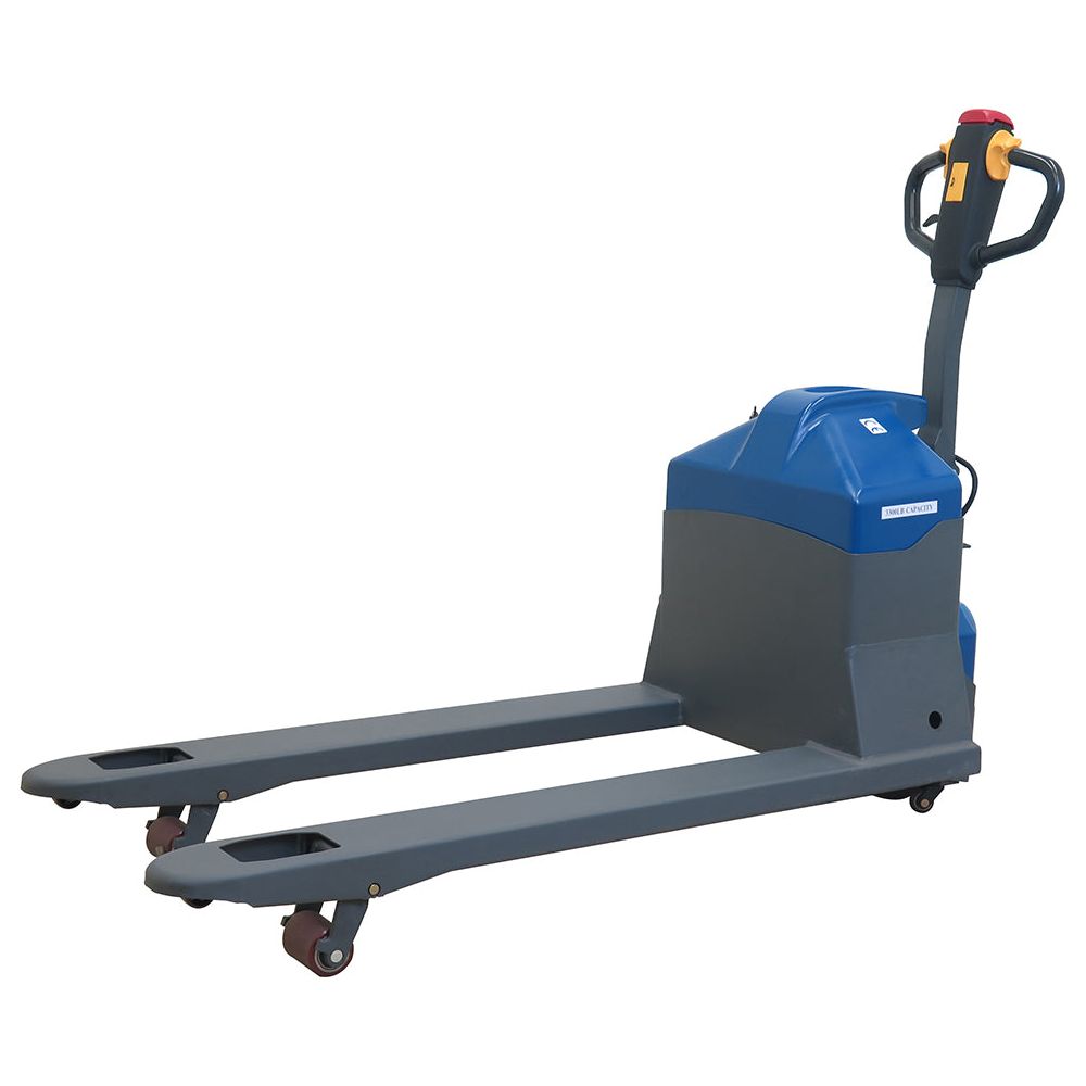 Pallet Truck | Semi-Electric | 27" x 48" | 3,300 lb Capacity | Wesco Industrial Products 274702 - Image 5