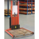 Adjustable Span Straddle Powered Stacker | 3" x 40" Fork | 1000 lb Capacity | Wesco Industrial Products - Image 2