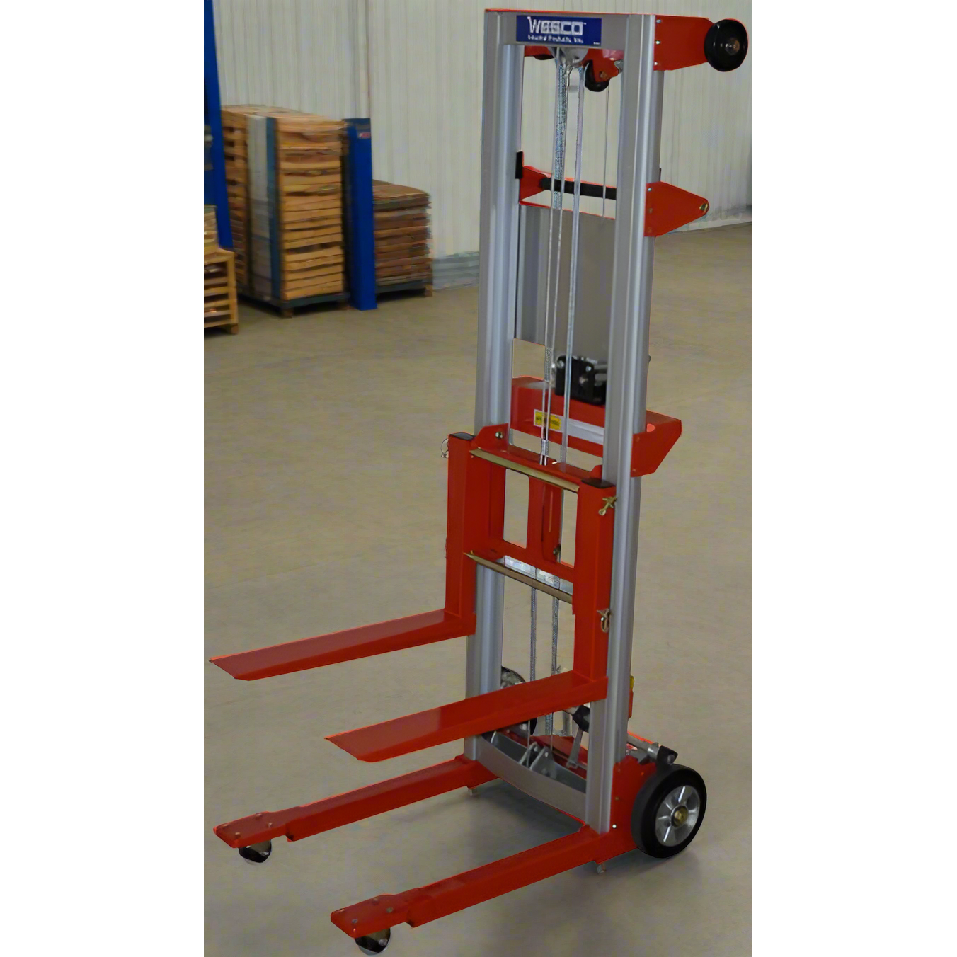 Wesco-industrial-products-hand-winch-lifter-fixed-base-273510.png Wesco 273510 HWLFX‑4 Fixed‑Base Hand Winch Lifter – 400 lb Capacity, 98″–120″ Lift - Image 1