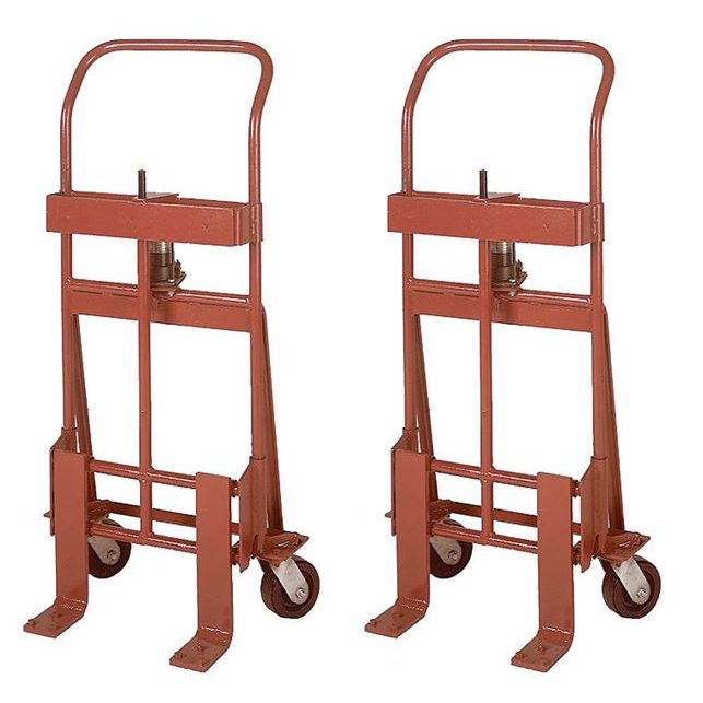Wesco-industrial-products-rais-N-Rol-2000lb-capacity-per-pair-260091.jpg Wesco Rais‑N‑Rol Machinery Mover (Pair) – 2,000 lb Capacity, Adjustable Forks, 5″ Poly Casters - Image 1