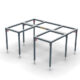 Abaco Flexible Work Table – Adjustable Stone Slab Support & Workbench (AFWT8328 / AFWT8328-4W) - Image 10