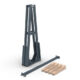 Abaco QLI Folding Truck A-Frame 060 – Foldable Stone Slab Storage & Handling Frame - Image 4
