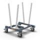 Abaco V-Cart – Heavy-Duty Compact Stone & Glass Slab Transport Cart (AVC3747) - Image 2