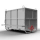 Drop Bottom Dumpster | Galvanized | Abaco Machines - Image 2