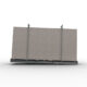 Abaco Folding One-Stop A-Frame – FOSA11872-AC (Stackable, Rubber-Protected Transport Rack) - Image 3