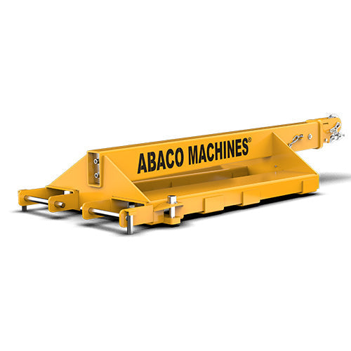 abaco-machines-USA-forklift-boom_AFJ25-B-01.jpg Abaco Forklift Boom AFJ25-B | Adjustable Steel Forklift Attachment for Heavy Lifting - Image 1