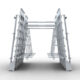 Abaco Multi Adjustable Dropside Truck A-Frame – AMDST9076, Customizable Width & Height - Image 3
