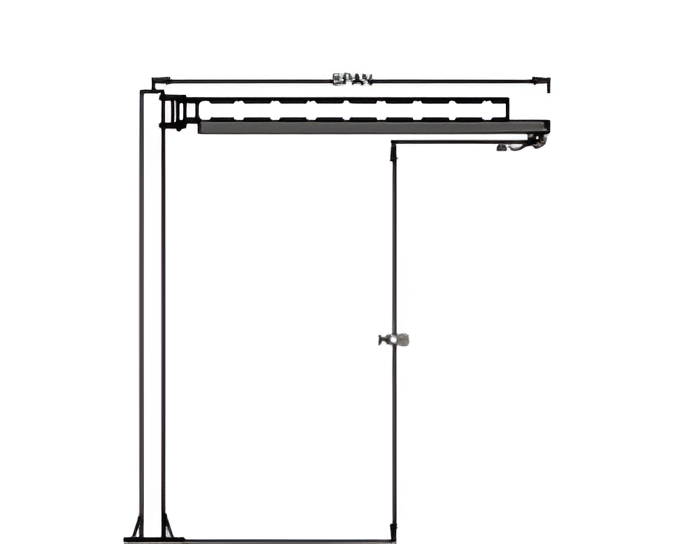 all-lift-cranes-100Lbs-capacity-10ft-HUB-floor-mounted-tool-jib-crane-FTJSeries-2.png All Lift Cranes FTJ Series Floor Mounted Tool Jib Crane 100 Lbs Capacity 10' HUB - Image 1