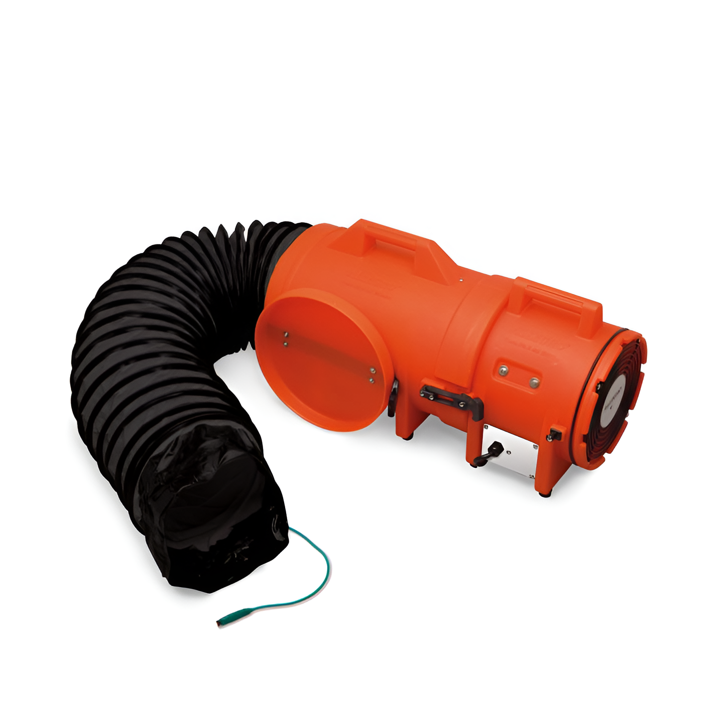 allegro-8inches-axial-explosion-proof-EX-plastic-blower-with-compact-canister-_-ducting.png Blower with Compact Canister & Ducting | 8'' | Axial Explosion-Proof (EX) Plastic | Allegro - Image 1