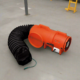 Blower with Compact Canister & Ducting | 8'' | Axial Explosion-Proof (EX) Plastic | Allegro - Image 2
