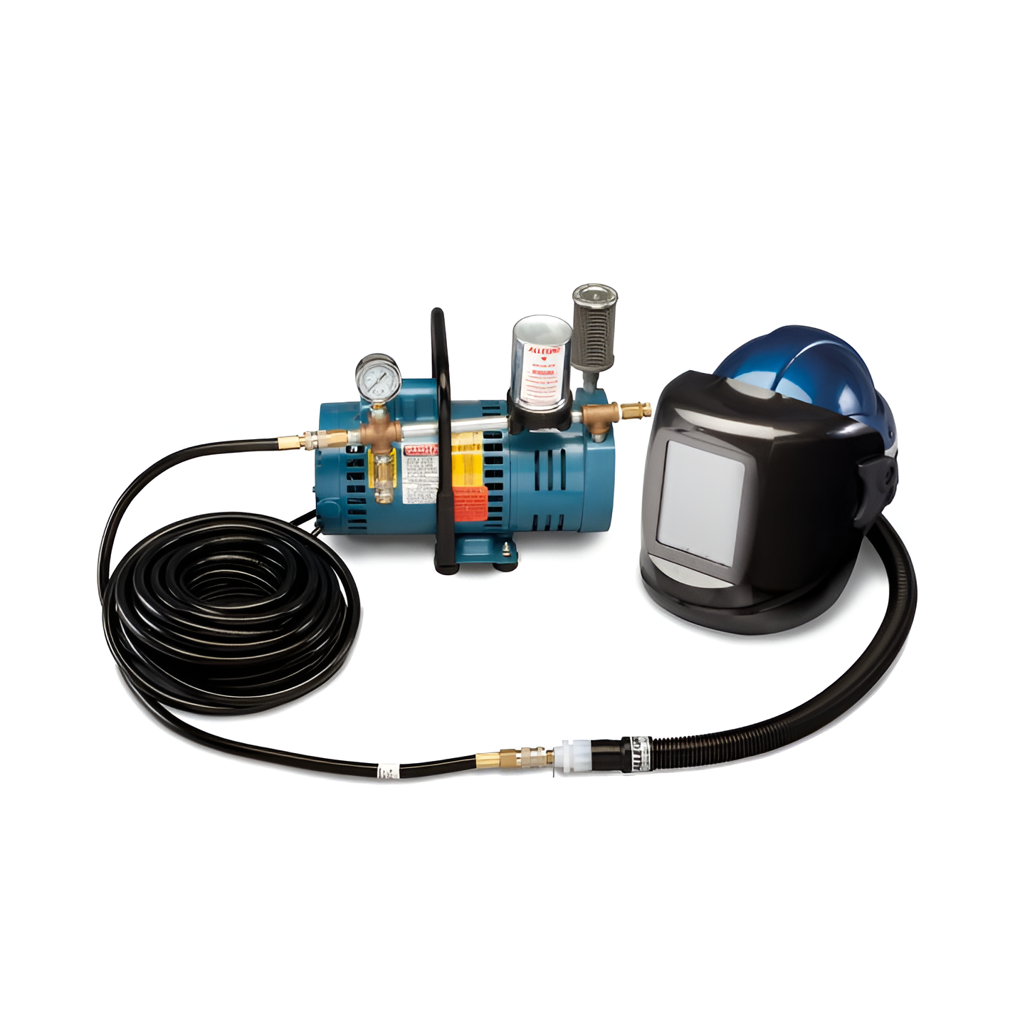 allegro-SAR-shield-with-black-welding-helmet-system-with-50ft-hoses.png SAR Shield | with Black Welding Helmet System | 50' Hose | Allegro - Image 1