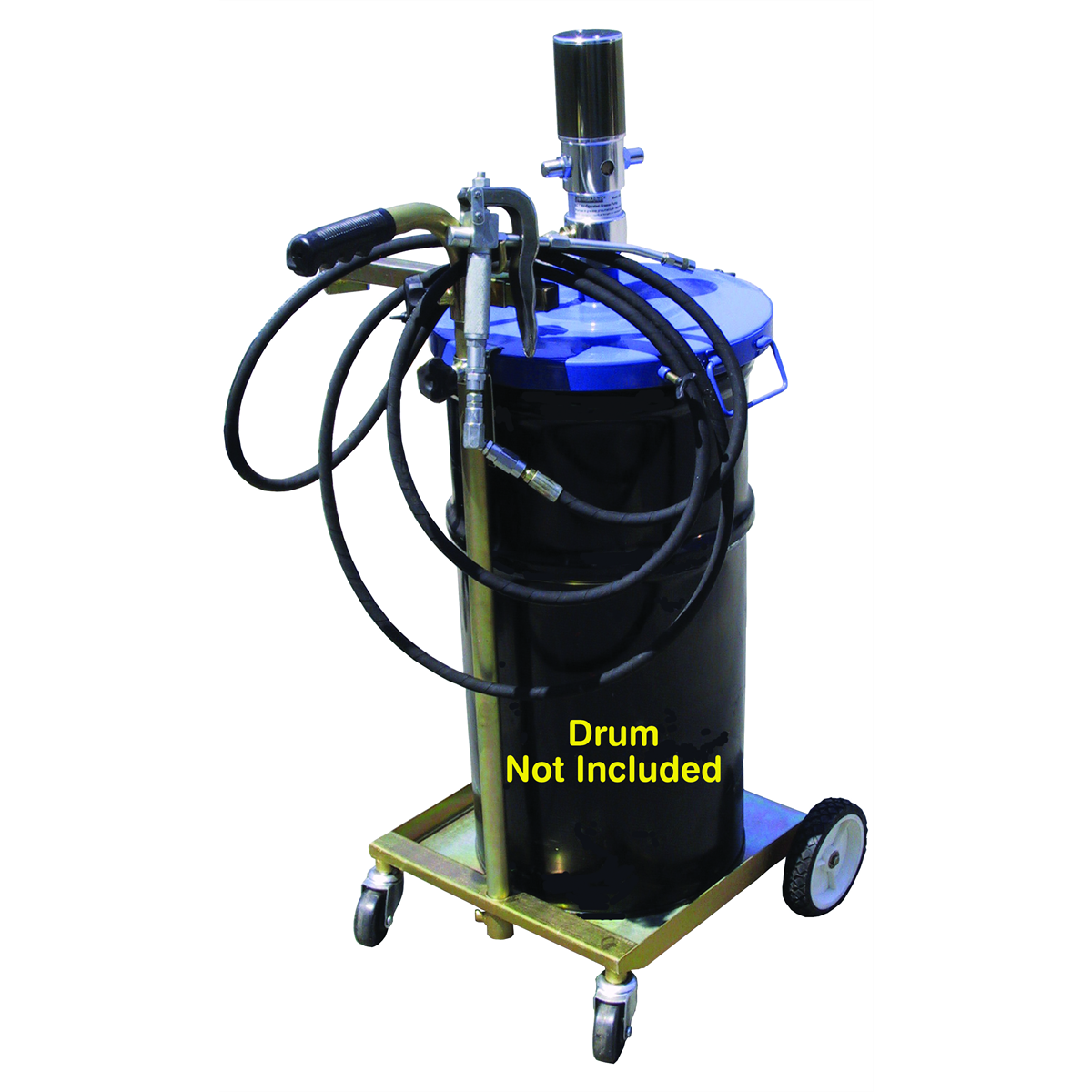 american-forge-_-foundry-AFF-grease-pump-50-1-ratio-ai-operated-portable-120lb-wit-four-wheel-cart-8622A.png American Forge & Foundry AFF 50:1 Air-Operated Portable Grease Unit — 120 lb / 16 Gal - Image 1
