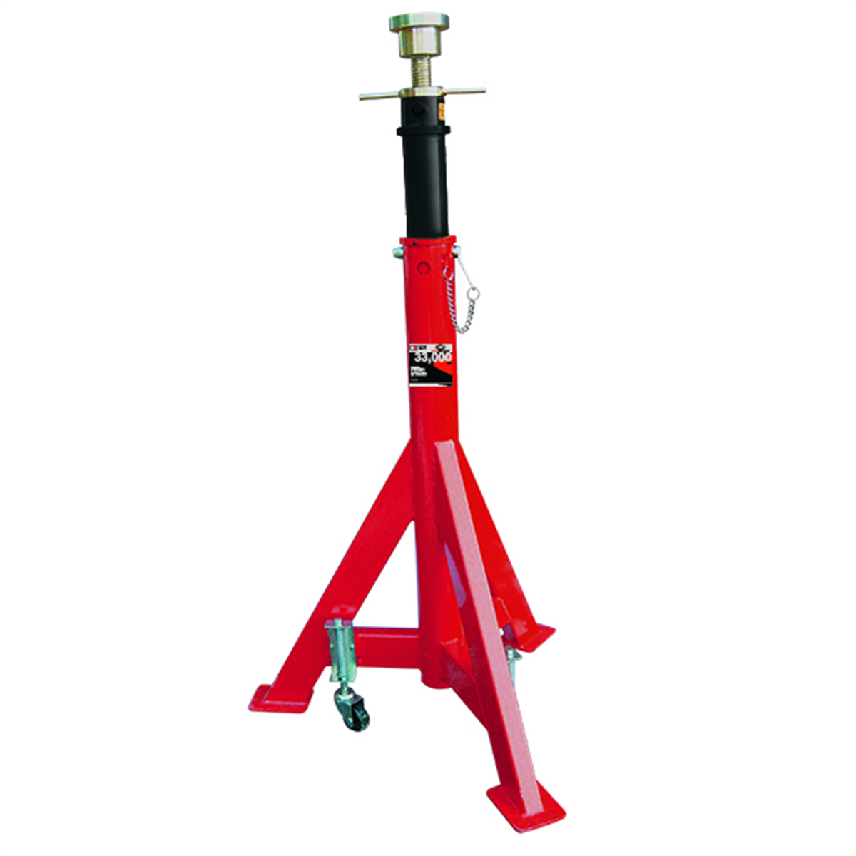 american-forge-_-foundry-AFF-vehicle-support-stand-33000Lbs-capacity-high-height-SUPER-DUTY-3340SD.png American Forge & Foundry Aff 33,000 lb Truck Stand | Heavy-Duty Mobile Truck Support 3340SD - Image 1