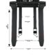 Electric Pallet Stacker | Fixed | 3300 lbs. Capacity | 118'' Lift Height | Apollolift A-3016 - Image 3