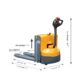Electric Walkie Pallet Jack | 4400 lbs. Capacity | 48'' x 27'' | Apollolift A-1023 - Image 6