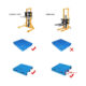 Straddle Stacker | 2200 lbs. Capacity | 63'' Lift Height | Apollolift A-3005 - Image 5