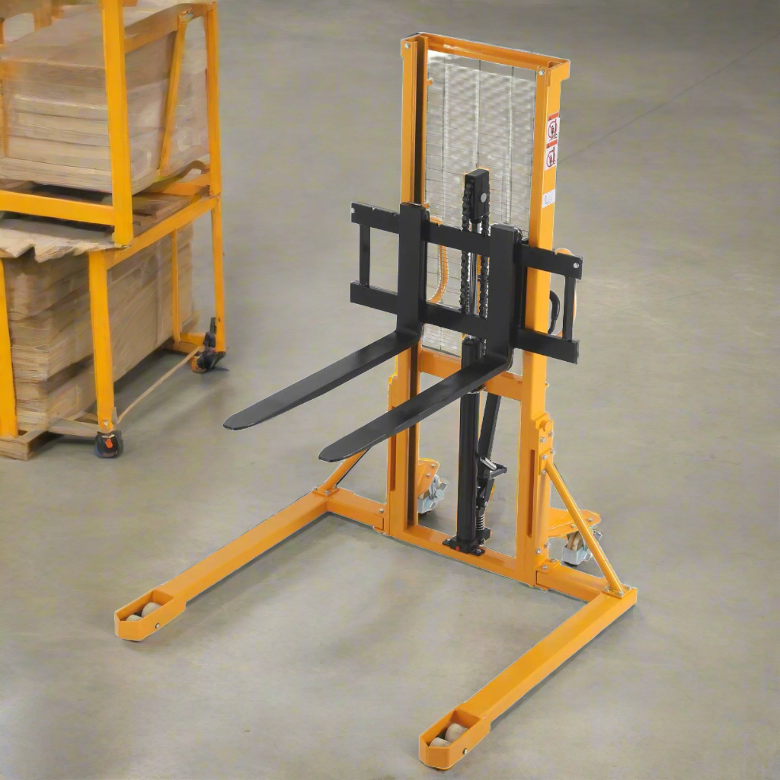 apollo-lift-straddle-legs-2200lbs-cap-63-lift-height-A-3005_2024-06-04T22_00_08.977Z.png Straddle Stacker | 2200 lbs. Capacity | 63'' Lift Height | Apollolift A-3005 - Image 1
