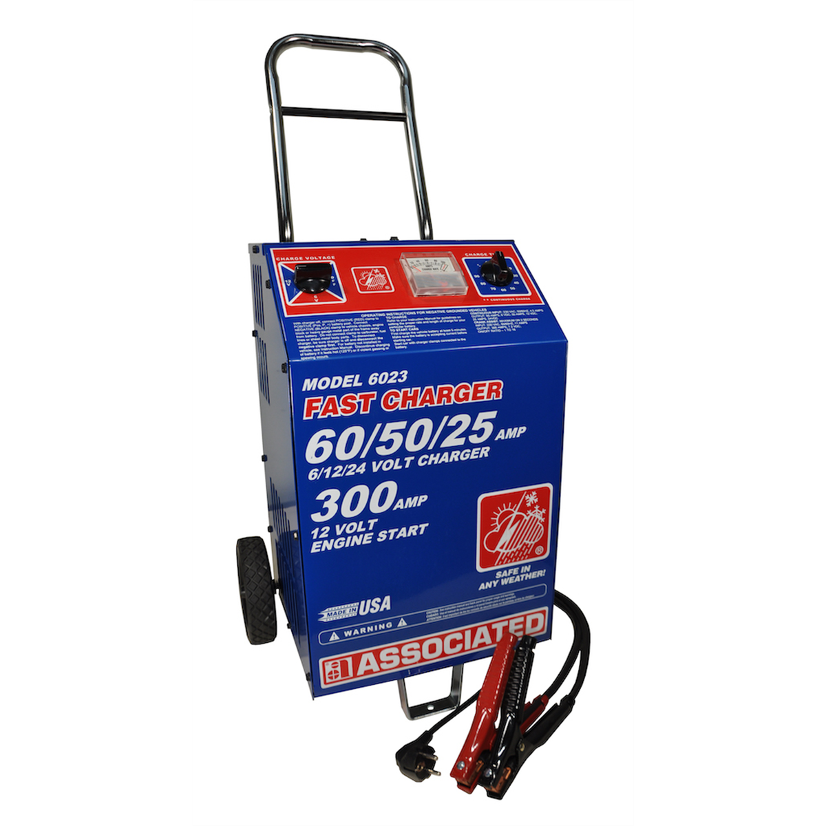 associated-battery-charger-220V-50HZ-XXX-6023.png Associated 6023 International Fast Battery Charger | 6/12/24 V - Image 1
