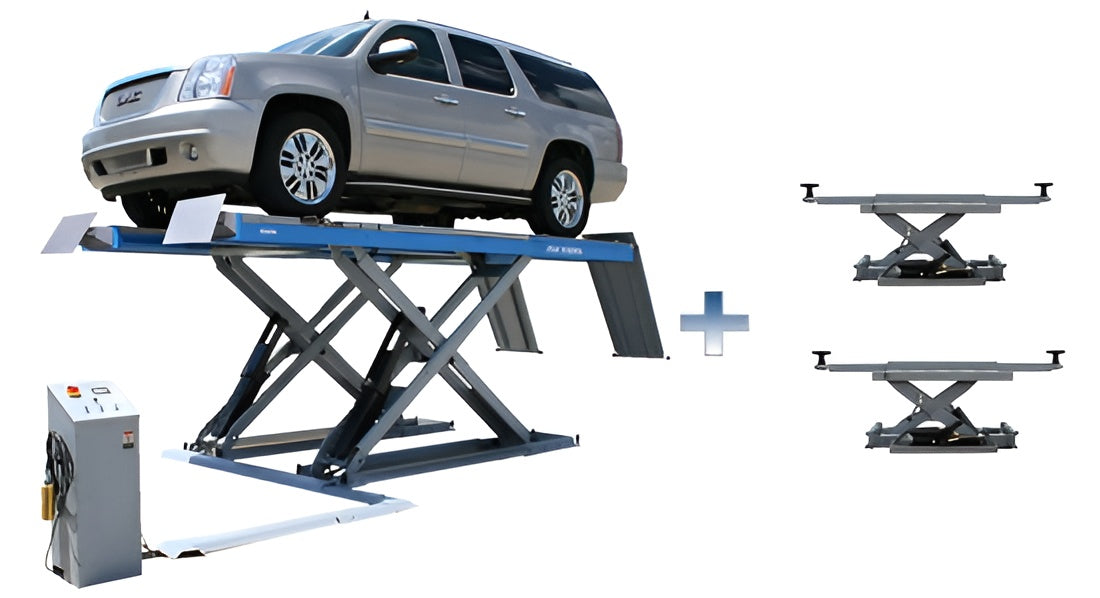 atlas-automotive-equipment-12ASL-alignment-scissor-lift-and-RJ-6-rolling-jacks-combo-WILL-CALL-ATTD-12ASL-COMBO.jpg Atlas 12ASL 12,000 lb Alignment Scissor Lift + RJ‑6 Rolling Jacks Combo (Will Call) | ATTD‑12ASL‑COMBO - Image 1
