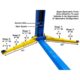 Atlas BP10000X 10,000 LB Baseplate Two-Post Car Lift | Commercial Grade Automotive Equipment | Model ATTD-BP10000X - Image 11