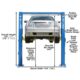 Atlas OHX10000X Extra Tall 2-Post Lift – Commercial Grade 10,000 lb. Capacity Automotive Hoist (ATTD-OHX10000X) - Image 3