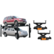 Atlas PRO9000 4-Post Lift with RJ6 Rolling Jacks Combo – 9,000 lb Capacity Car Lift | Atlas Automotive Equipment XH-PRO9-COMBO2 (Will Call Pickup)