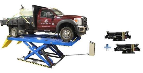 atlas-automotive-equipment-PX16A-scissor-alignment-lift-and-RJ8-rolling-jacks-combo-WILL-CALL-ATPK-PX16ACF-COMBO.jpg Atlas PX16A Scissor Alignment Lift with RJ8 Rolling Jack Combo – 16,000 lb Capacity (WILL CALL ONLY) - Image 1