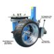 Atlas TC221 Rim-Clamp Tire Changer – Model ATTC221, 21″ Wheel Service Machine - Image 13