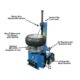 Atlas TC221 Rim-Clamp Tire Changer – Model ATTC221, 21″ Wheel Service Machine - Image 4