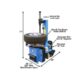 Atlas TC221 Tire Changer + WB11 Wheel Balancer Motorcycle Combo | Professional Motorcycle Tire Service Kit | Model TCWB-MC-COMBO1-FPD - Image 4