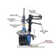 Atlas TC755EZ Tilt-Back Rim Clamp Tire Changer with E-Z Assist Arm | Professional Automotive Wheel Service Machine | Model TC755EZ - Image 2