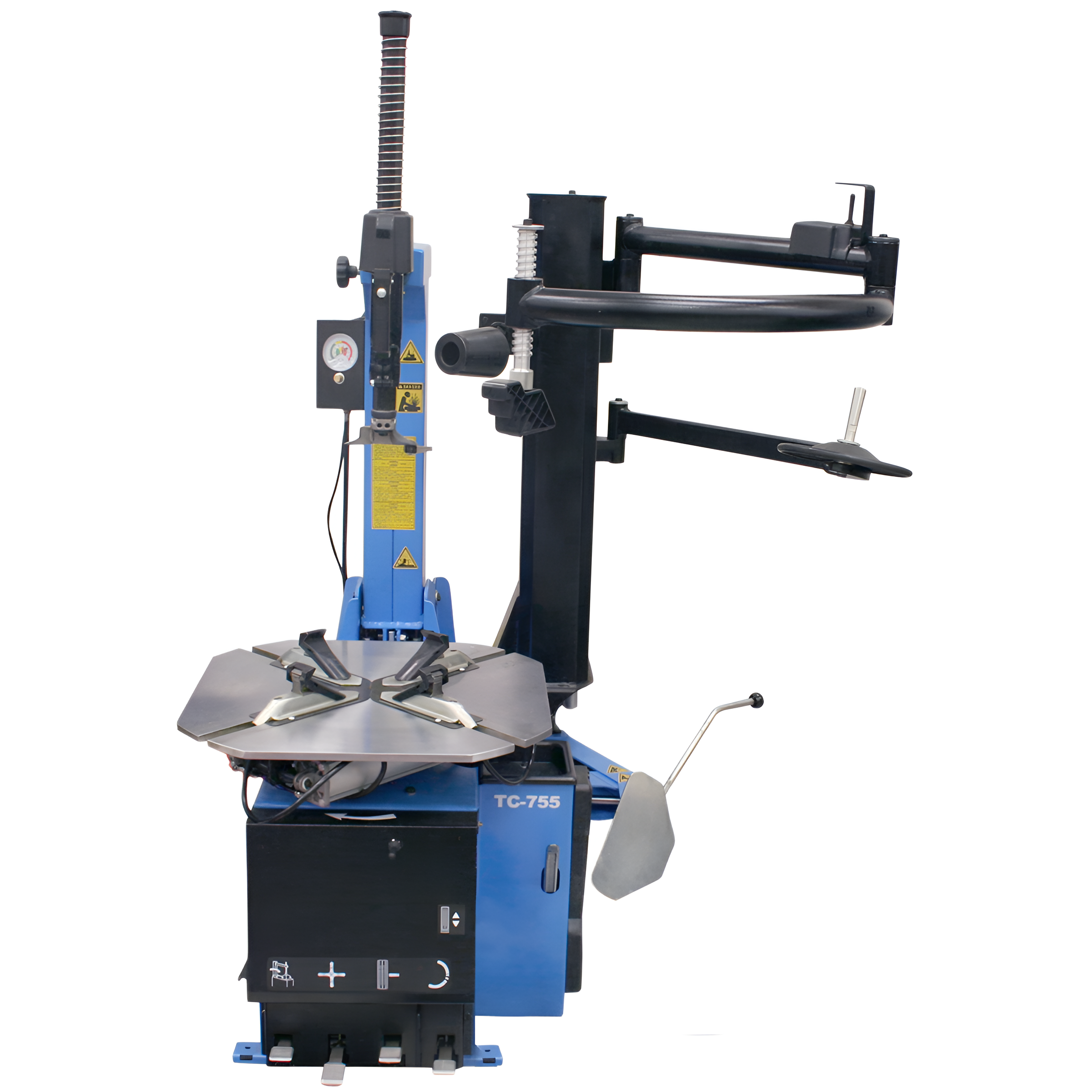 atlas-automotive-equipment-TC755EZ-tilt-back-rim-clamp-tire-changer-with-E-Z-arm-Picsart-AiImageEnhancer.png Atlas TC755EZ Tilt-Back Rim Clamp Tire Changer with E-Z Assist Arm | Professional Automotive Wheel Service Machine | Model TC755EZ - Image 1