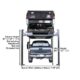 Atlas Garage PRO8000EXT-L 8,000 LB Extra Tall & Extra Long Portable 4-Post Car Lift | Professional-Grade Automotive Lift | Model XH-PRO-PRO8000EXT-L - Image 5