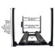 Atlas Garage PRO8000EXT-L 8,000 LB Extra Tall & Extra Long Portable 4-Post Car Lift | Professional-Grade Automotive Lift | Model XH-PRO-PRO8000EXT-L - Image 7