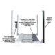 Atlas Garage PRO8000EXT 8,000 LB Extra Tall Portable 4-Post Car Lift | Hobbyist & Home Garage Automotive Lift | Model XH-PRO8000EXT - Image 14